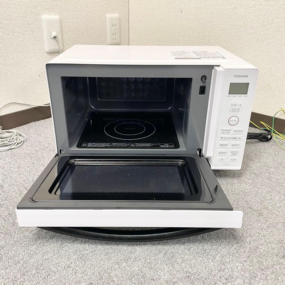 【美品】TOSHIBA 電子レンジ ER-S17Y ホワイト 2024年製 M