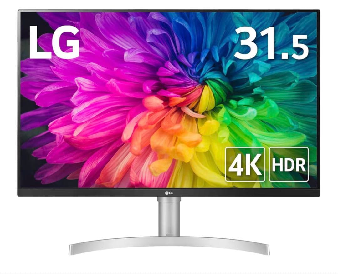 LG 31.5インチ 4Kモニター 32UN500-W HDR対応