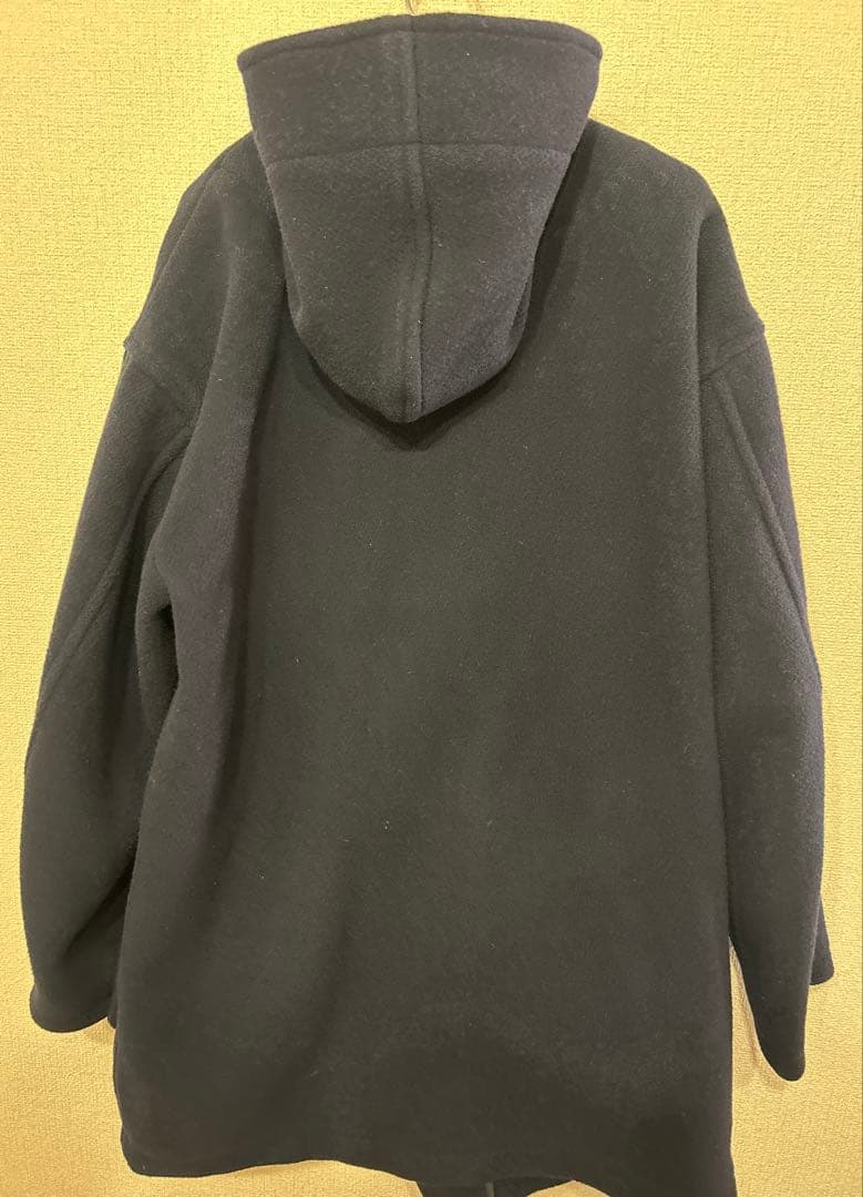 DANTON ダントン ダッフルコート ウールパイル 38 ネイビー