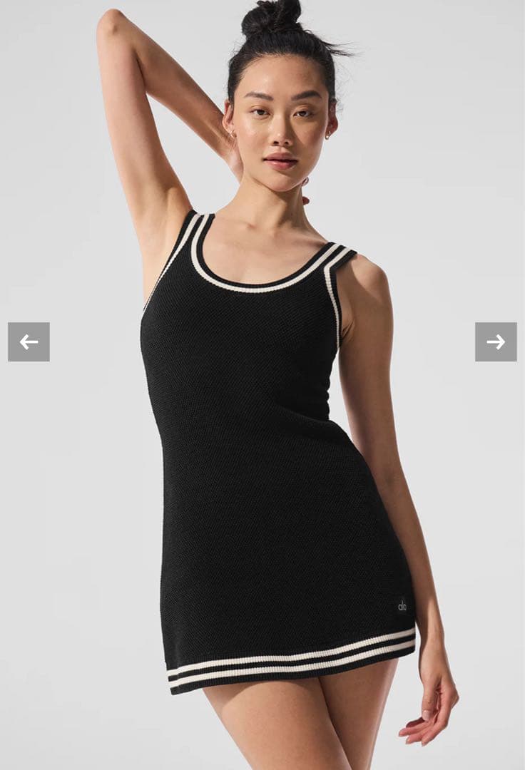 alo 未使用テニスクラブ セーターニット ドレス