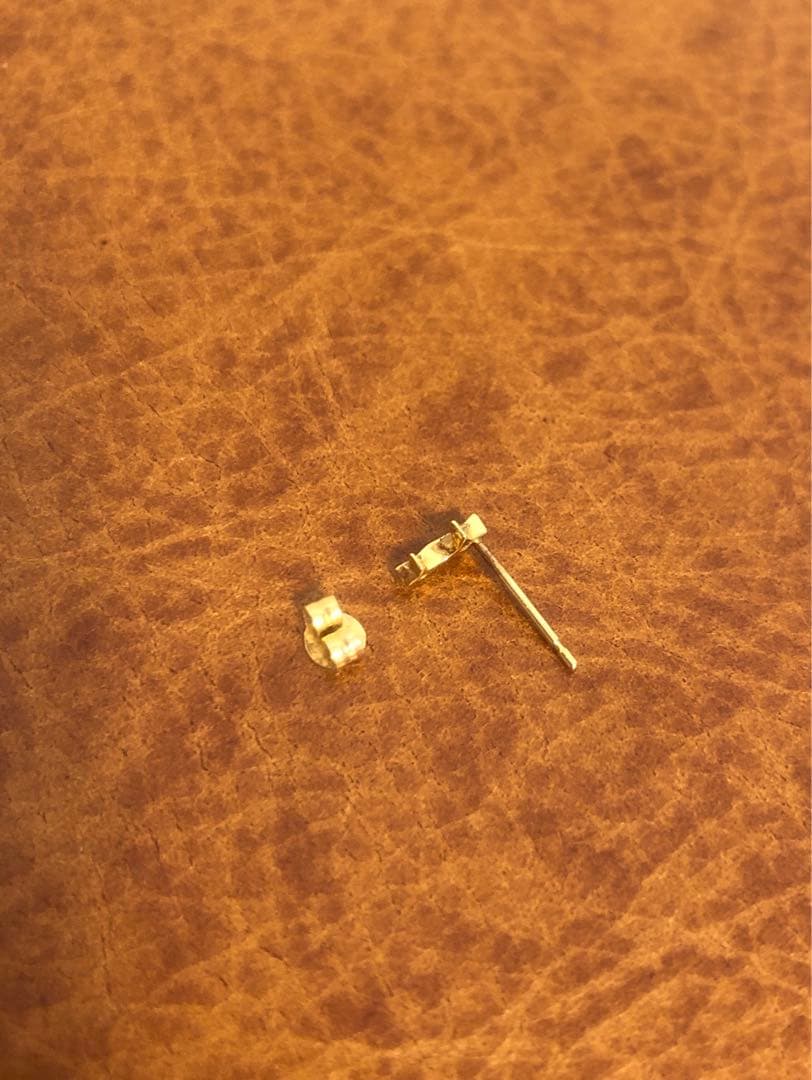 アルビレオピアス※片耳　18Kイエローゴールド/ダイヤ