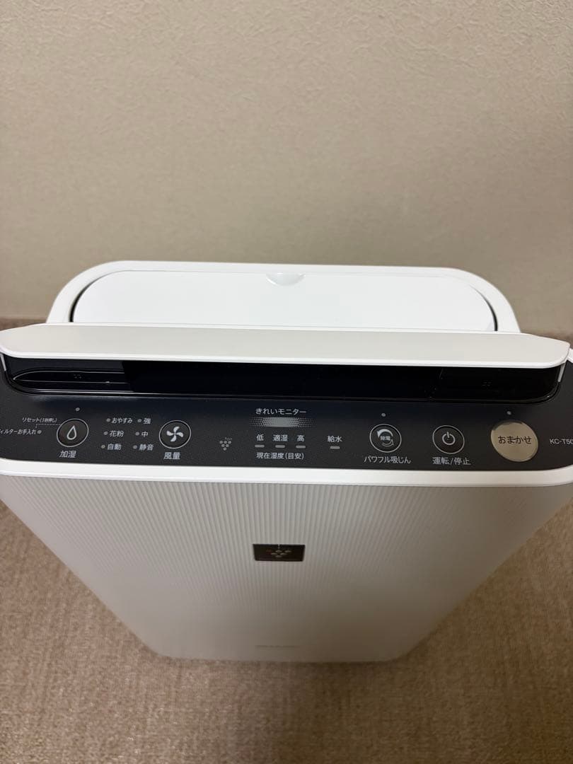 【2025年製】美品 SHARP 加湿空気清浄機　KC-T500Y