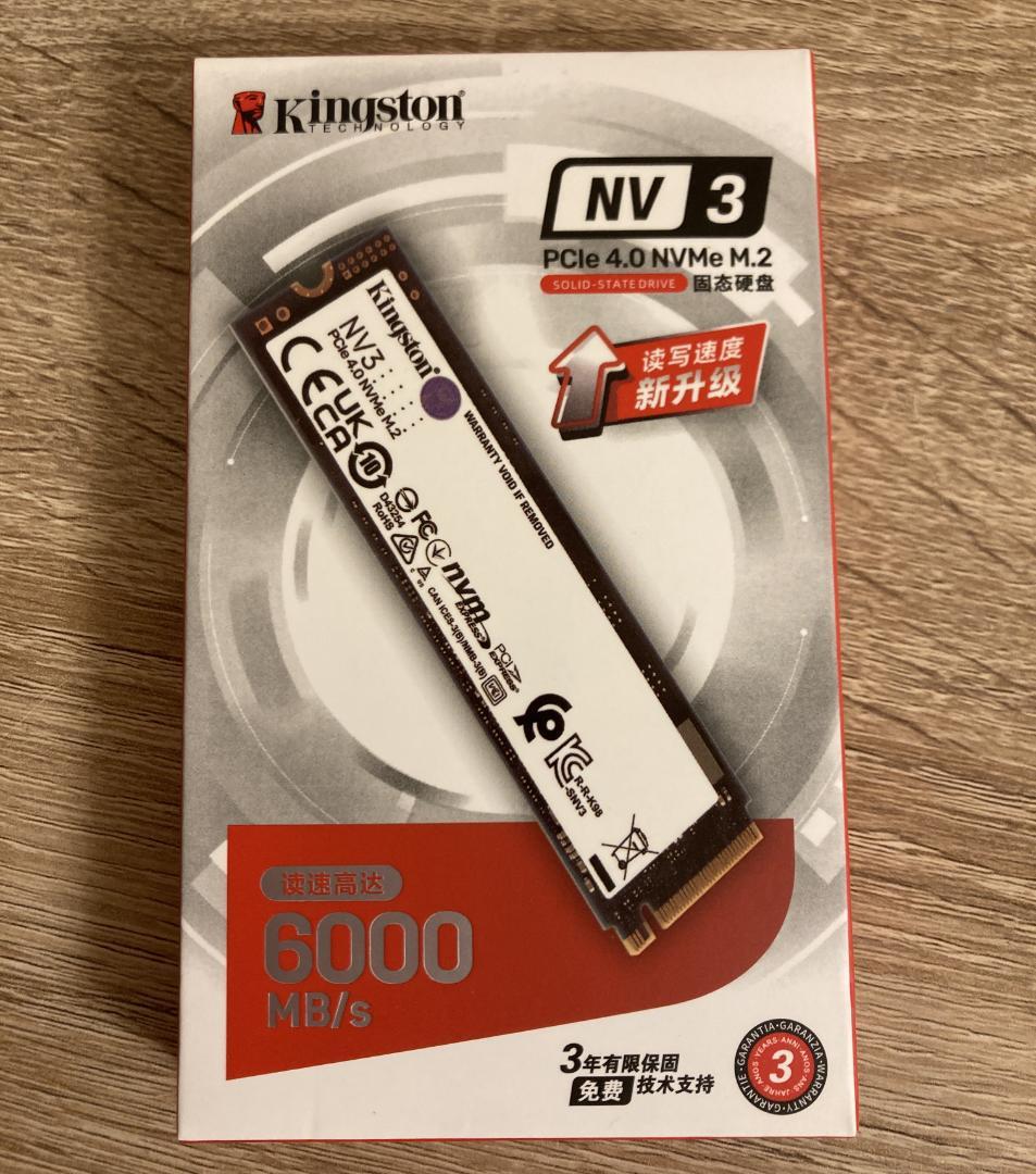 【未使用品】Kingston 500GB M.2 NVMe SSD Gen4x4