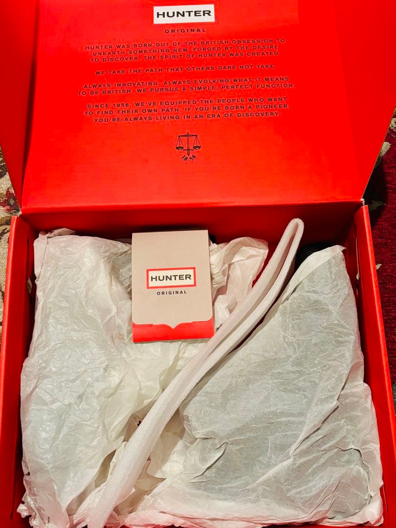 【新品未使用】HUNTER ハンターリファインドチェルシーテクスチャーブーツ