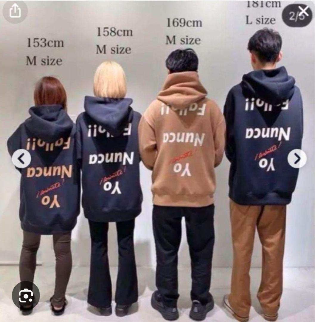 美品❤COEL Desafio 米倉涼子コラボ メッセージフーディ パーカー M