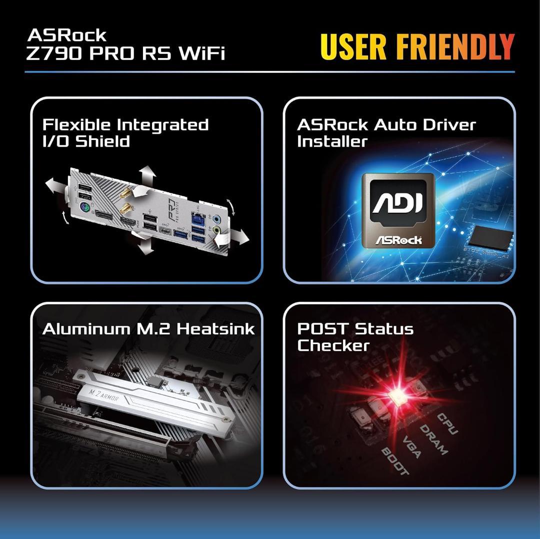 新品未開封　ASRock マザーボード Z790 Pro RS WiFi