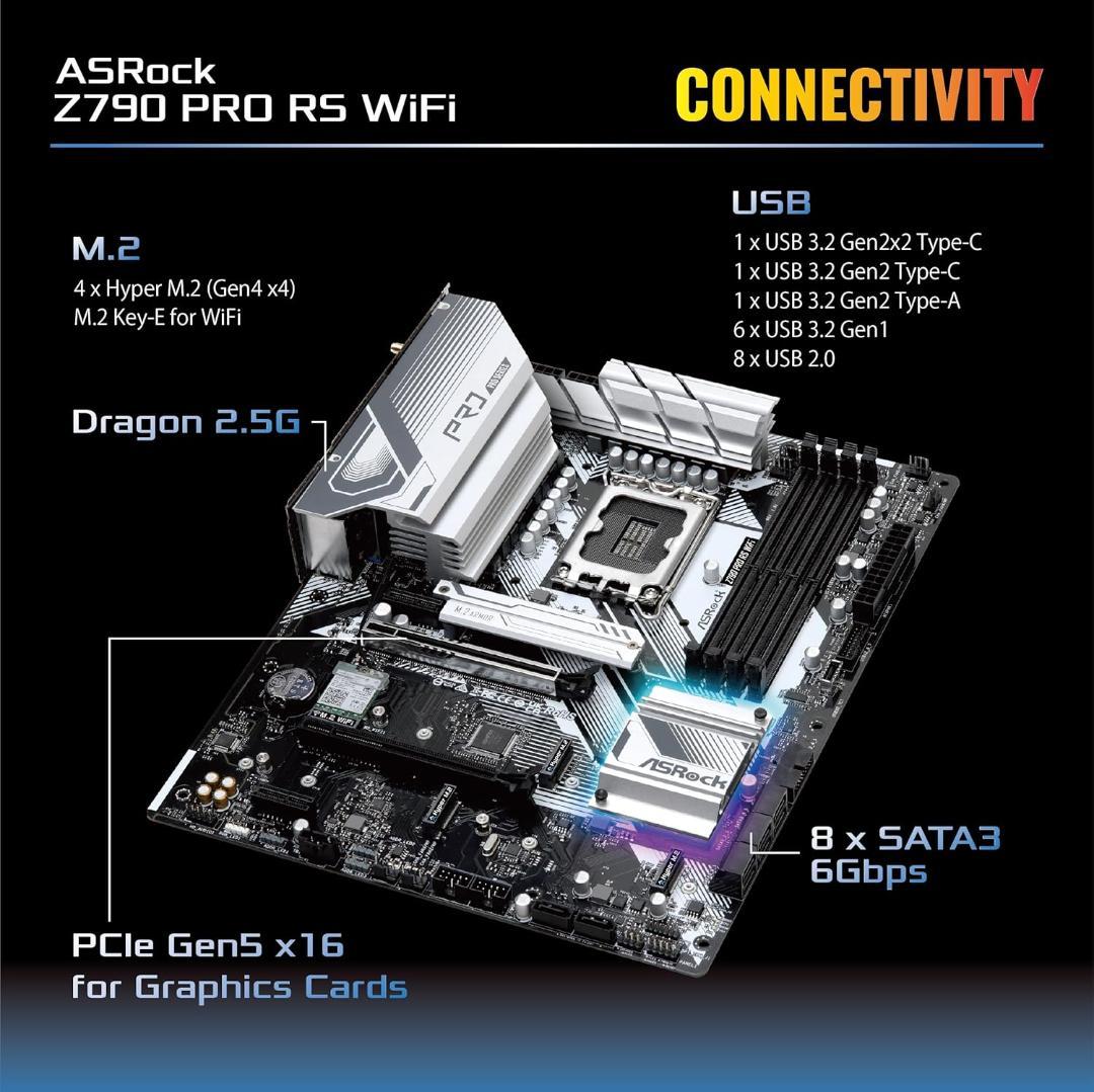 新品未開封　ASRock マザーボード Z790 Pro RS WiFi