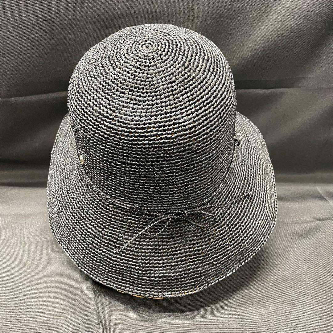 D1【美品】ヘレンカミンスキー ラフィア ハット 帽子 麦わら帽子