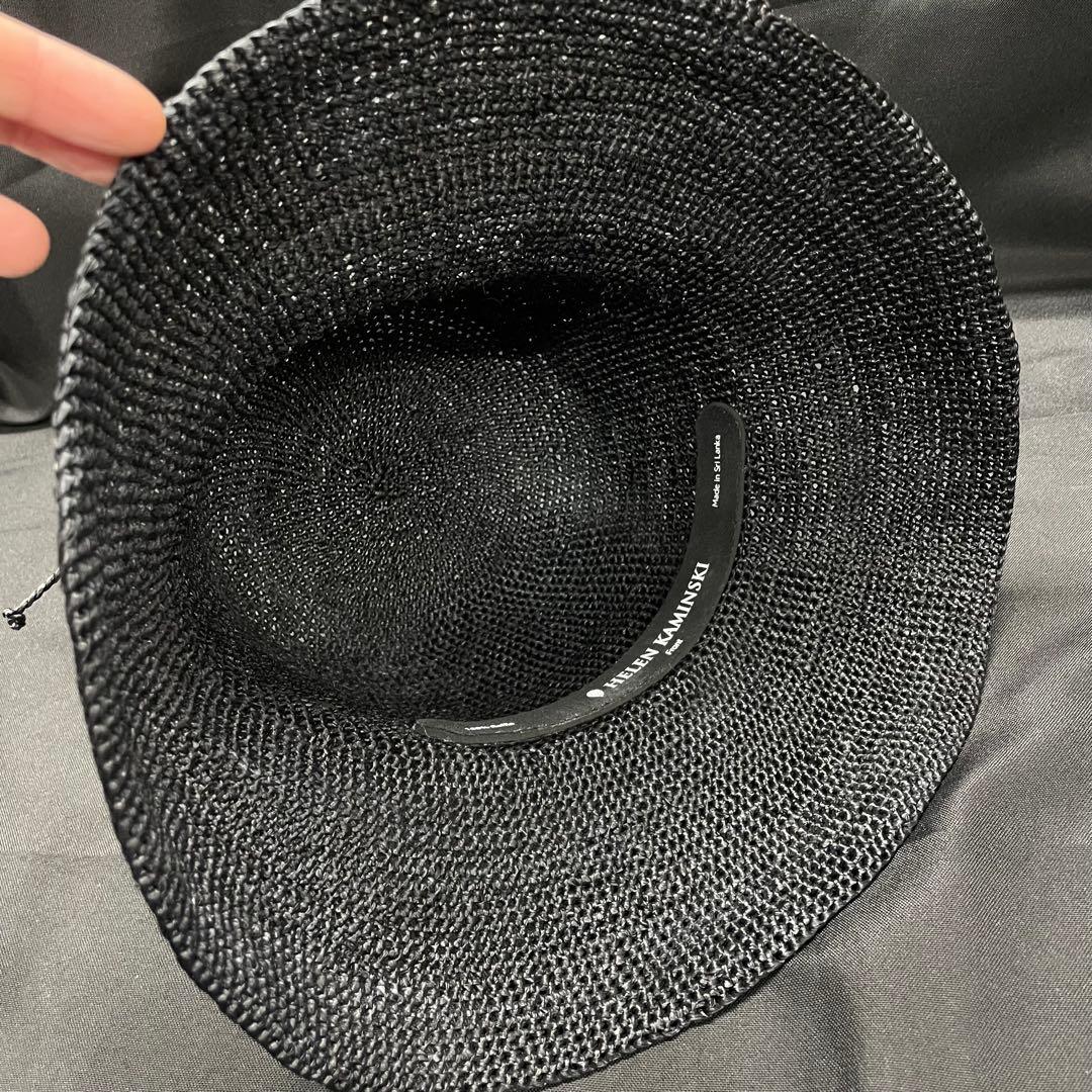 D1【美品】ヘレンカミンスキー ラフィア ハット 帽子 麦わら帽子