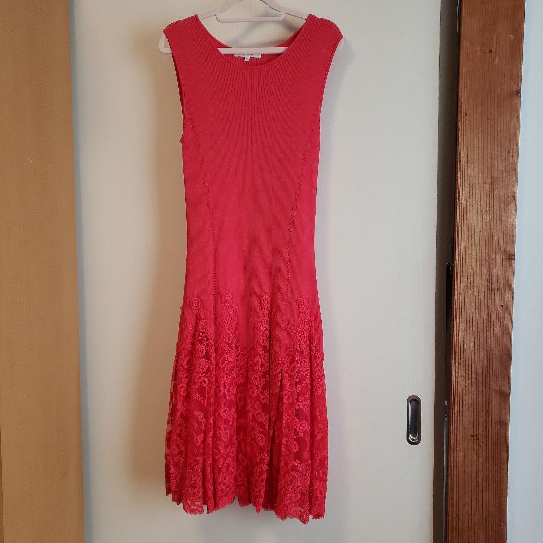 【超美品】EPOCA 花柄刺繍ワンピース 40