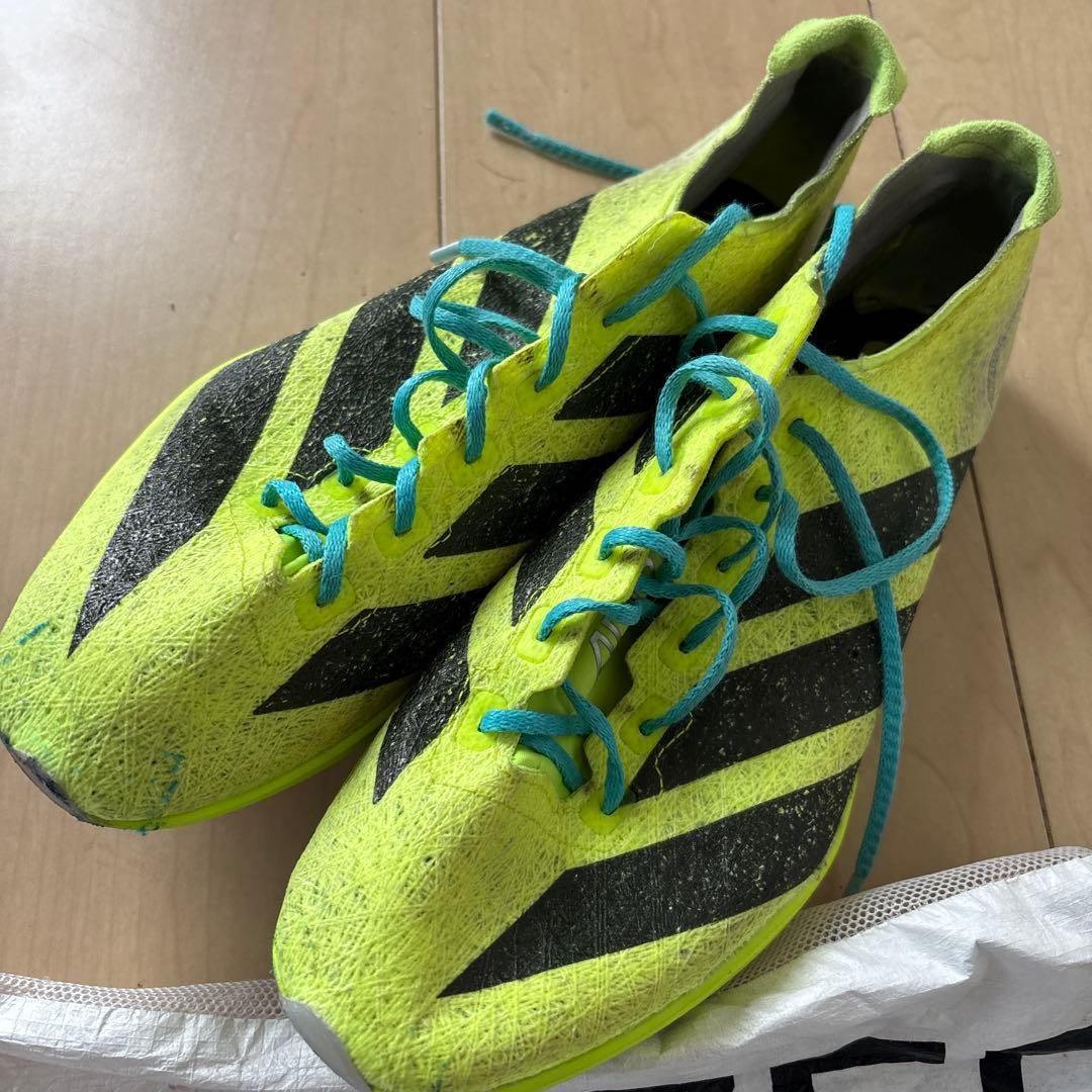 アディゼロprimesp3 鵜澤飛羽サイン入りシューズケース サイズ26.5