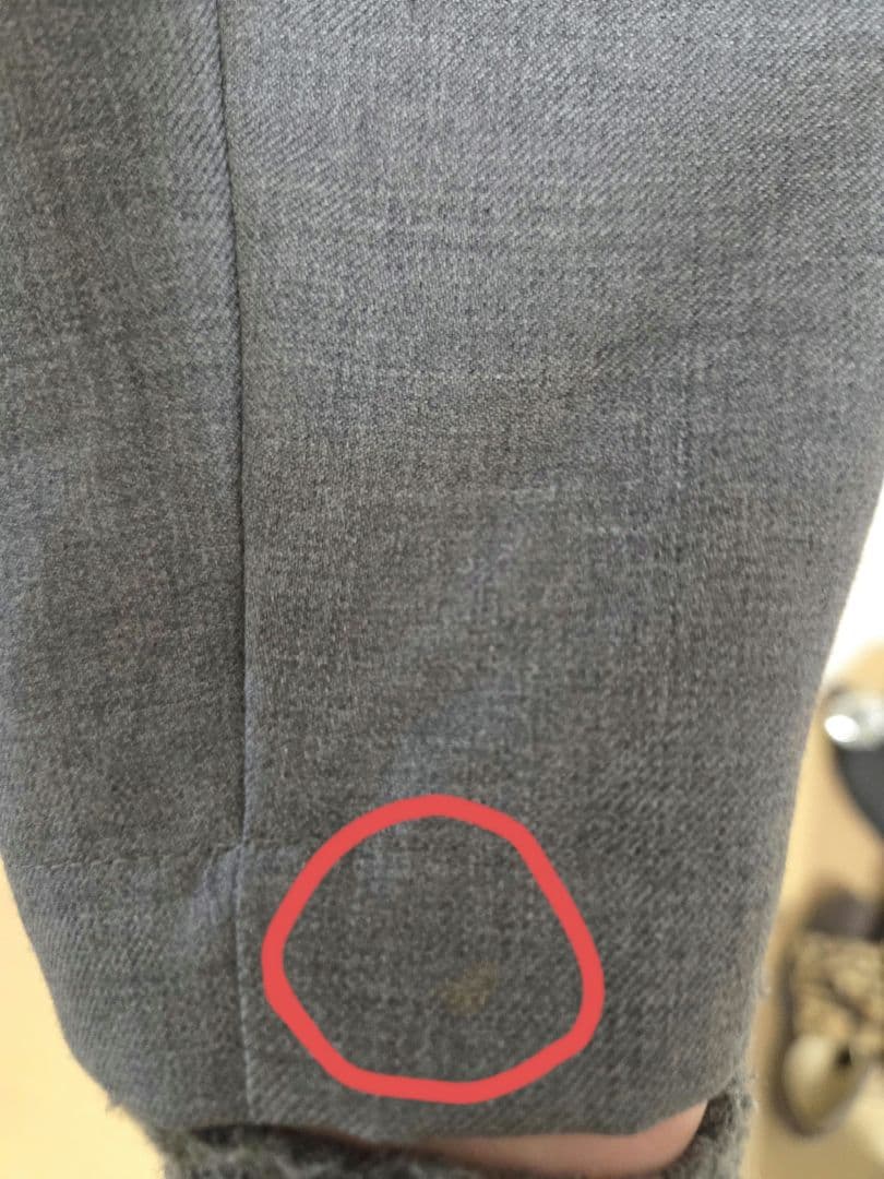 モジャモジャ　lig.コクーンパンツM　グレー