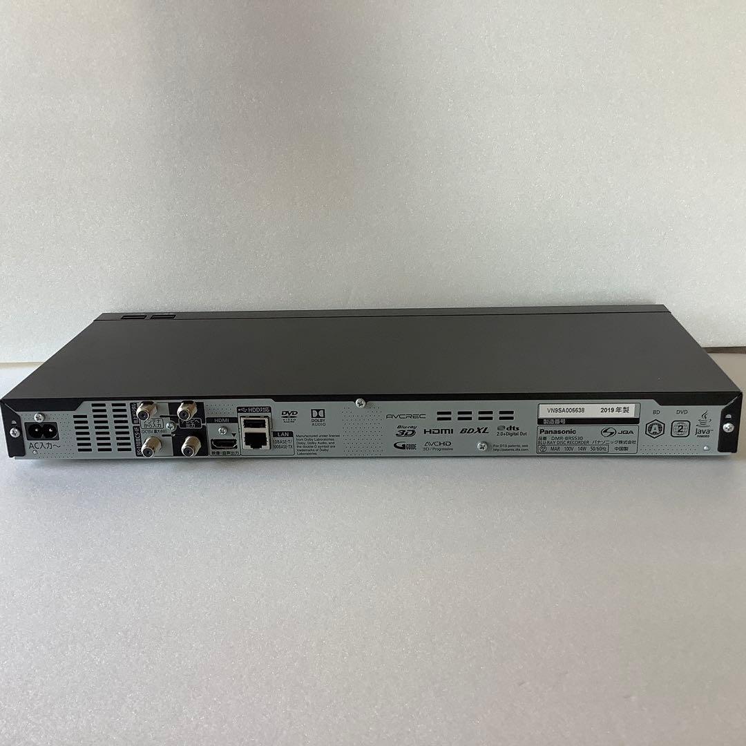 Panasonic ブルーレイレコーダー DMR-BRS530 2019年製