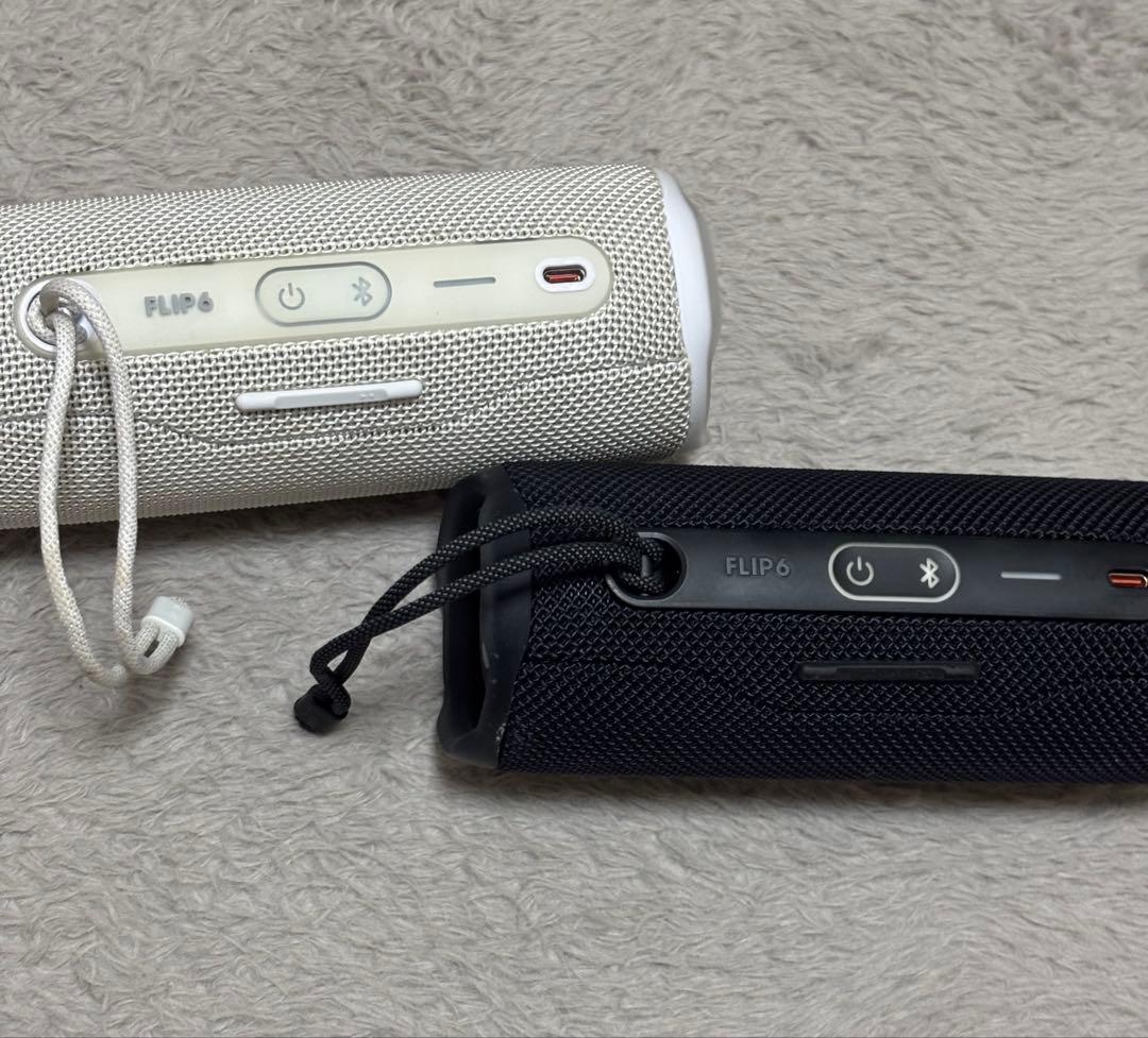JBL FLIP 6 ワイヤレススピーカー ホワイト・ブラック