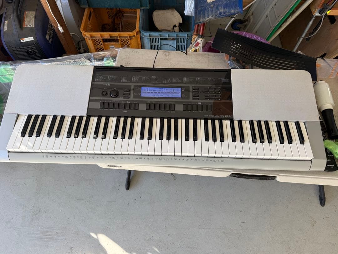 Yamaha WK-220 ホワイトキーボード