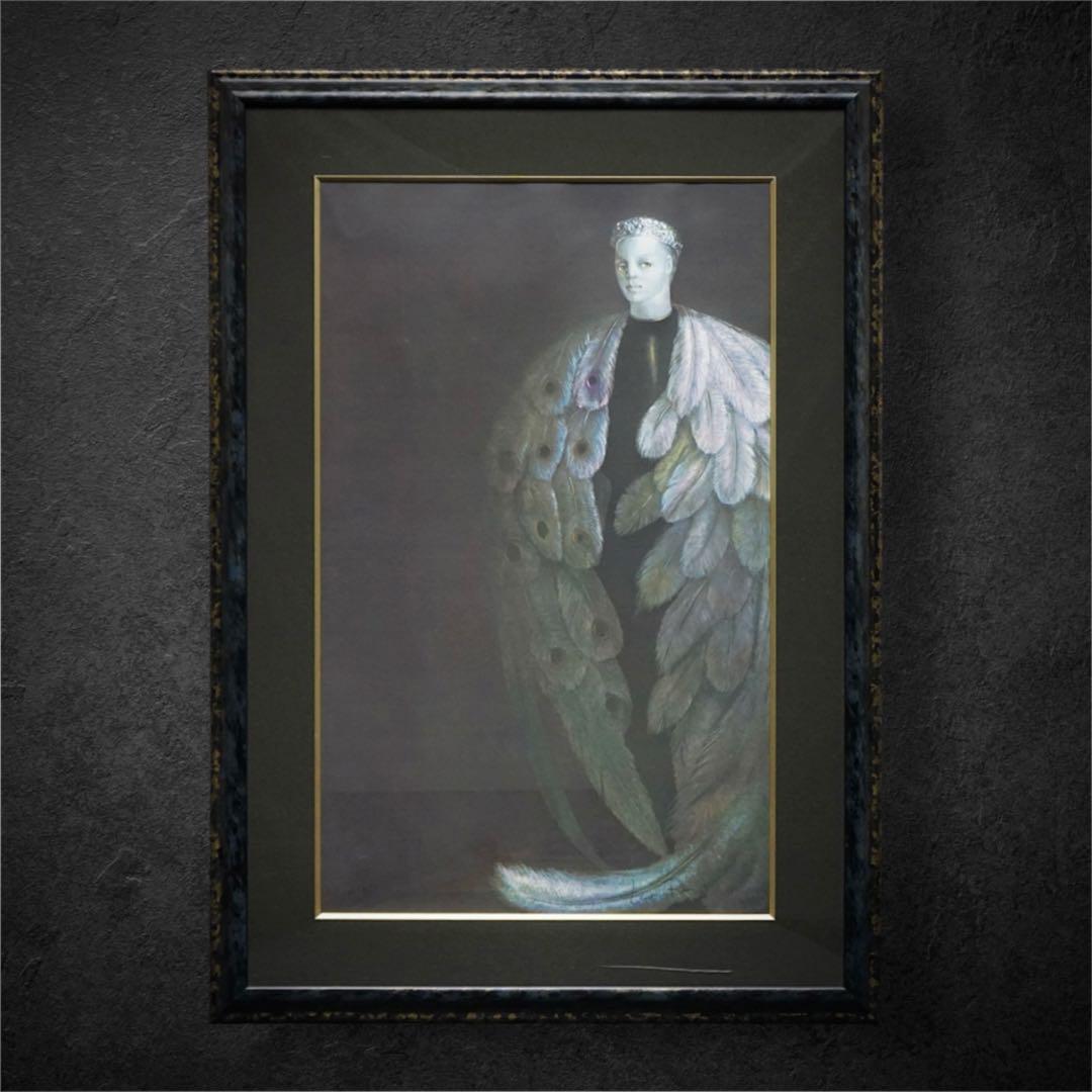 真作レオノール・フィニ『ロゴモレック』肉筆サイン入りリトグラフ シュルレアリスム