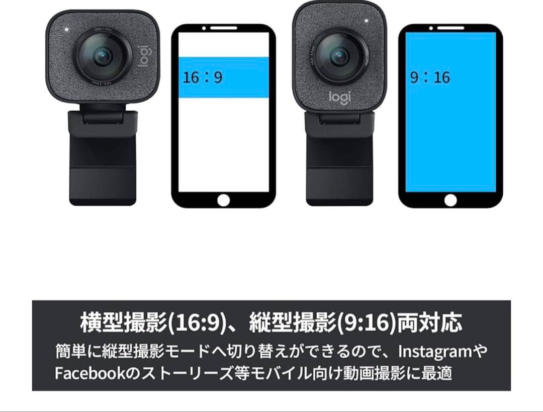 ロジクール Webカメラ C980GR フルHD 1080P 60fps