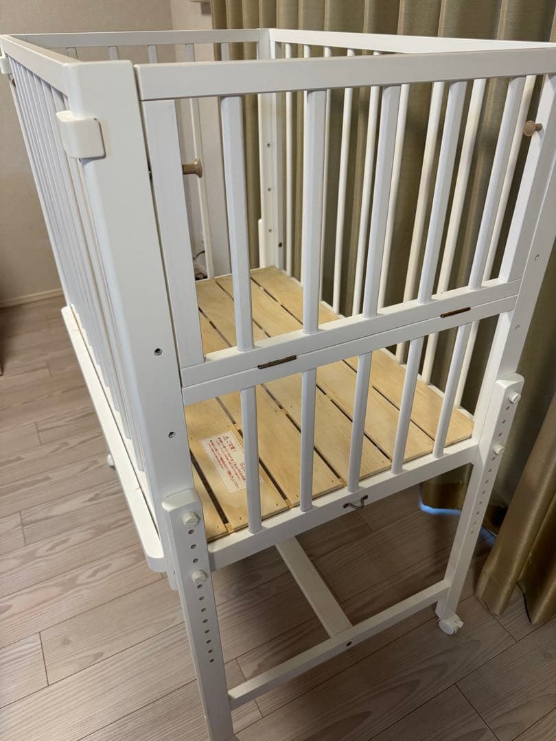 y】大和屋　そいねーるミニ　ホワイト　マットレス付