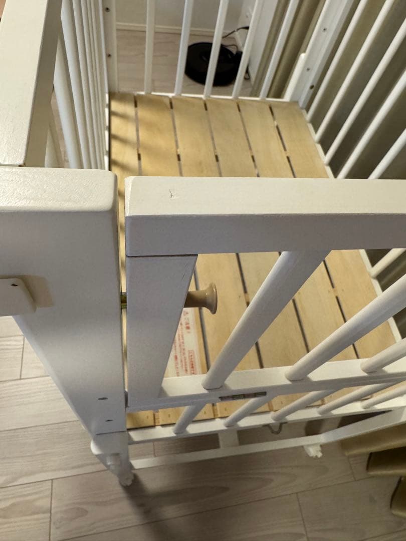 y】大和屋　そいねーるミニ　ホワイト　マットレス付