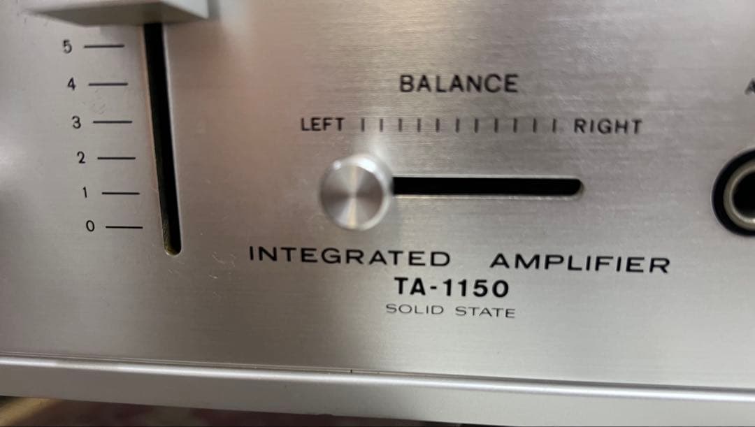希少美品ソニーTA-1150プリメインアンプ中古メンテナンス済みビンテージ動作品
