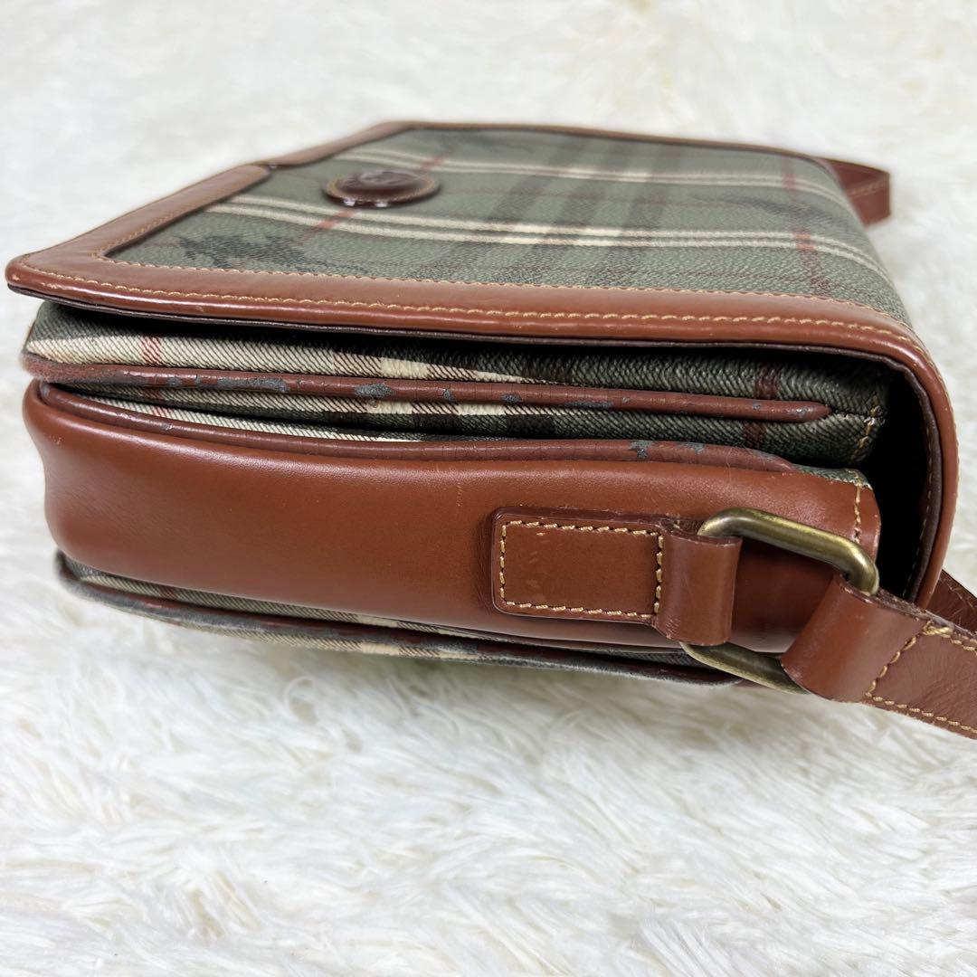 バーバリー ショルダーバッグ ノバチェック シャドーホース ヴィンテージ