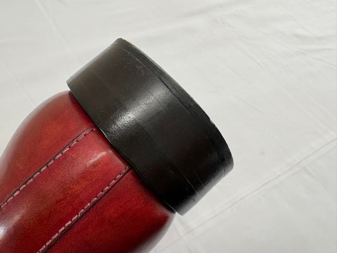 ステファノブランキーニ Uチップ 赤系 パティーヌ イタリア製 サイズ8.5