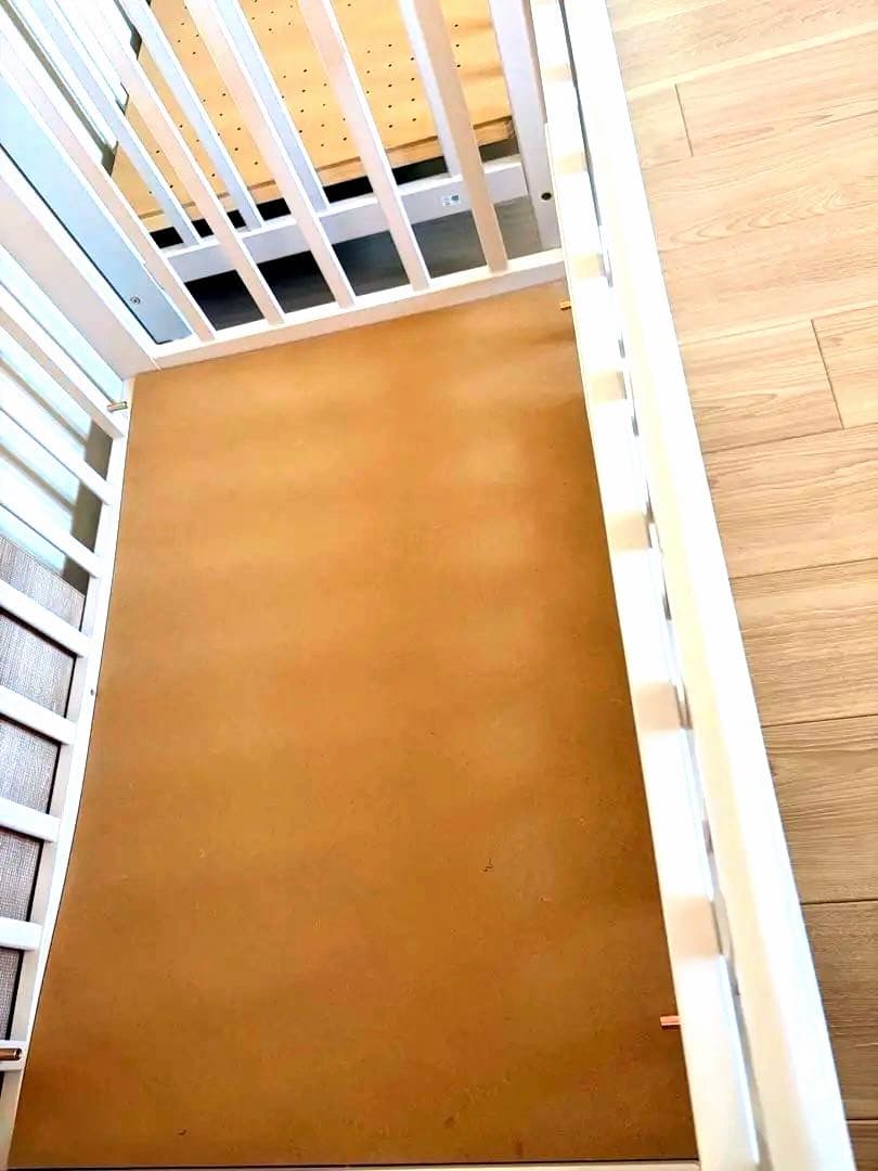 【送料込み】あわイロベビーベッド2台 90×60 マットレス付き