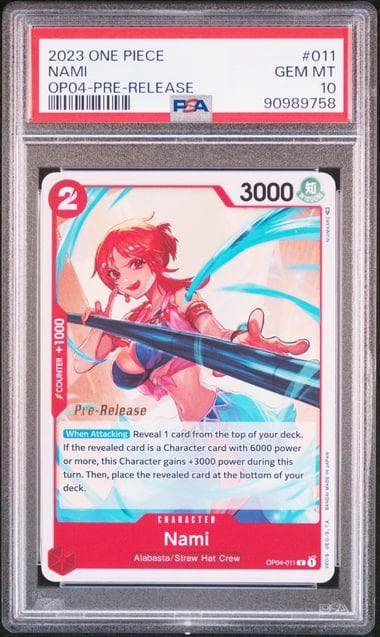 PSA10 プレリリース版 ナミ 海外限定