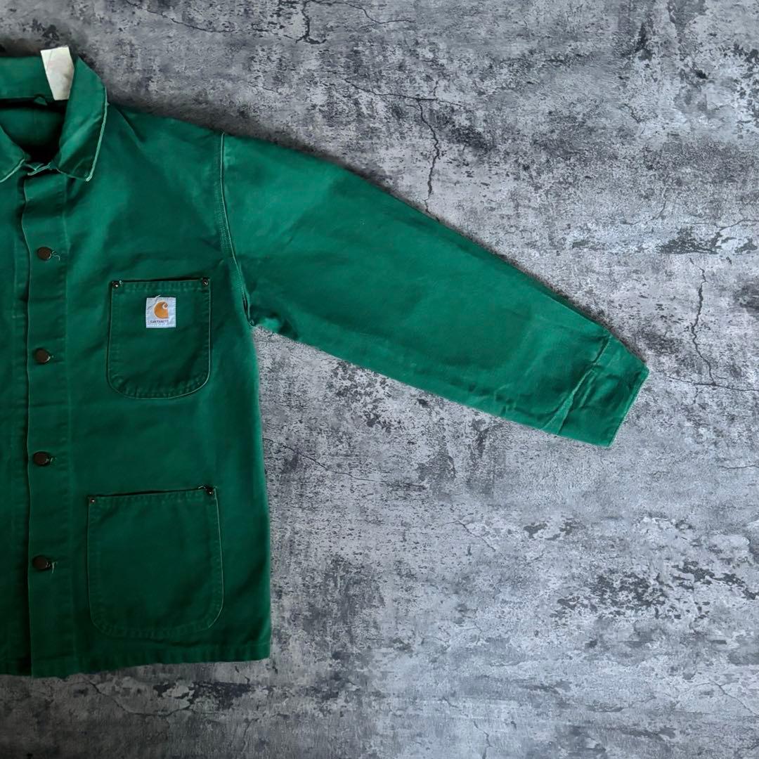 【レア】Carharttカーハートチョアコート裏地なしCU1058 Cactus