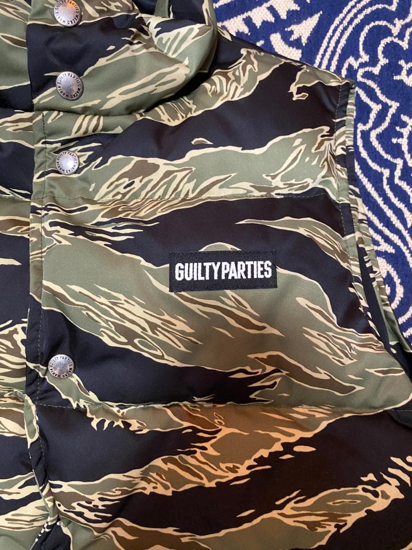 WACKO MARIA ワコマリア ダウンベスト タイガーカモ 迷彩 M