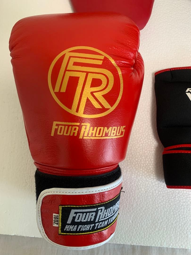 【美品】FOUR RHOMBUS キックボクシングセット Mサイズ ほぼ未使用
