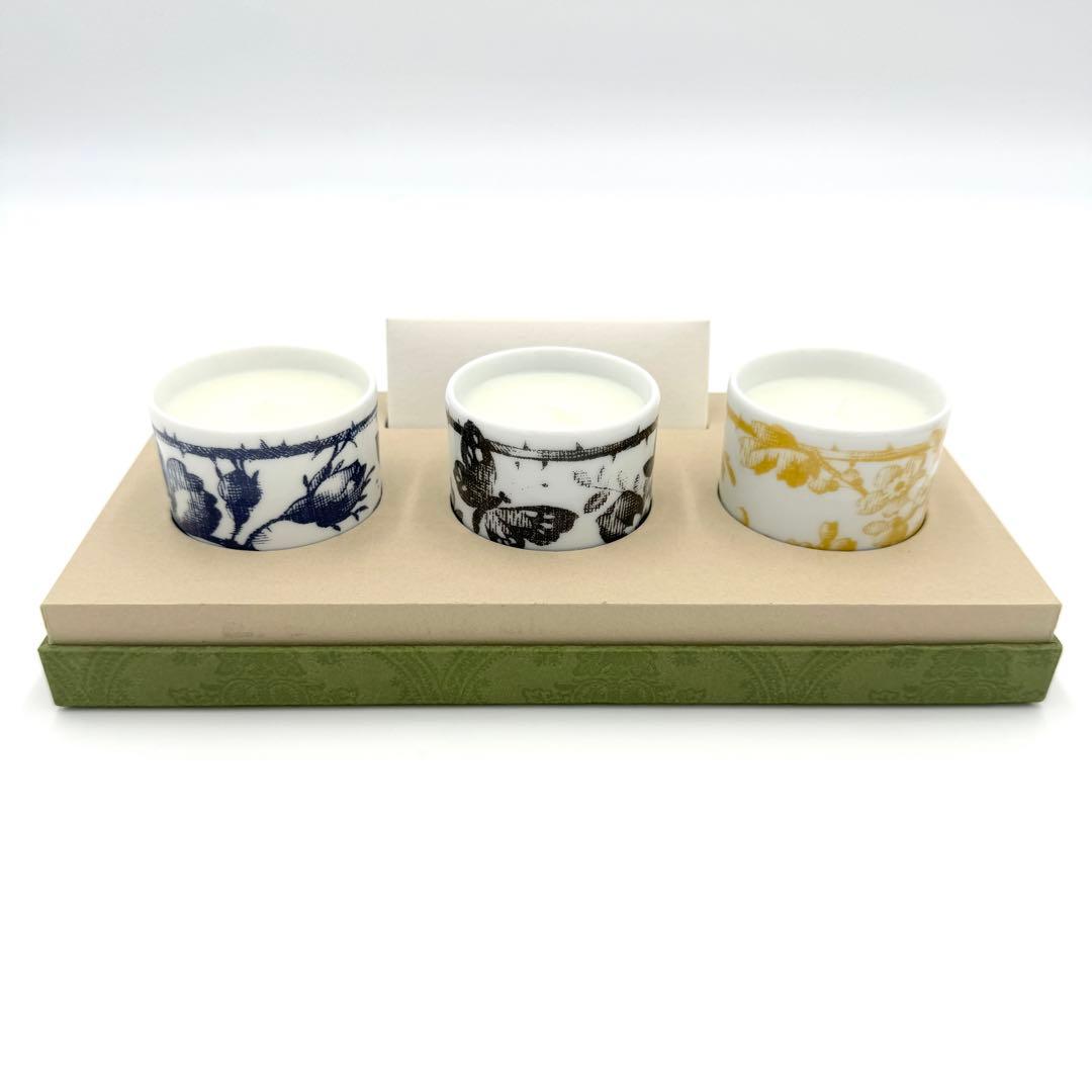 【未使用】GUCCI ハーバリウム プリント キャンドル セット（インベンタム）