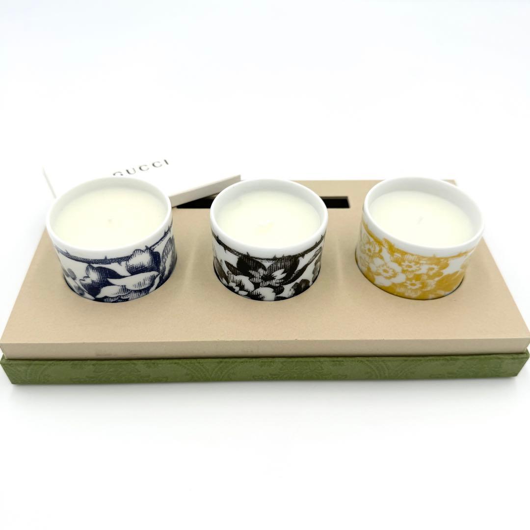 【未使用】GUCCI ハーバリウム プリント キャンドル セット（インベンタム）