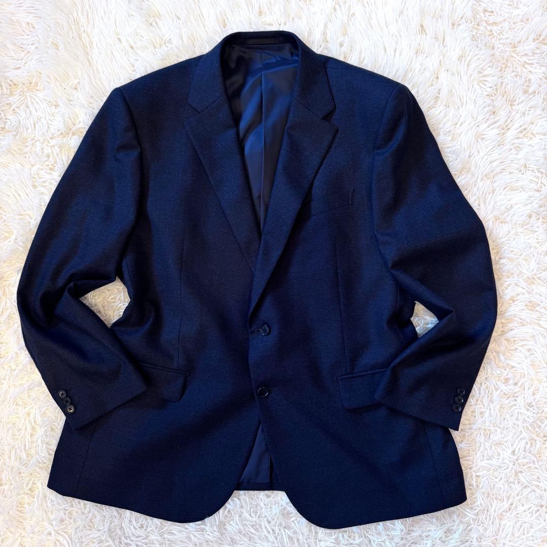 【パニ様 美品】LESMUES スーツ セットアップ E7 紺 青山