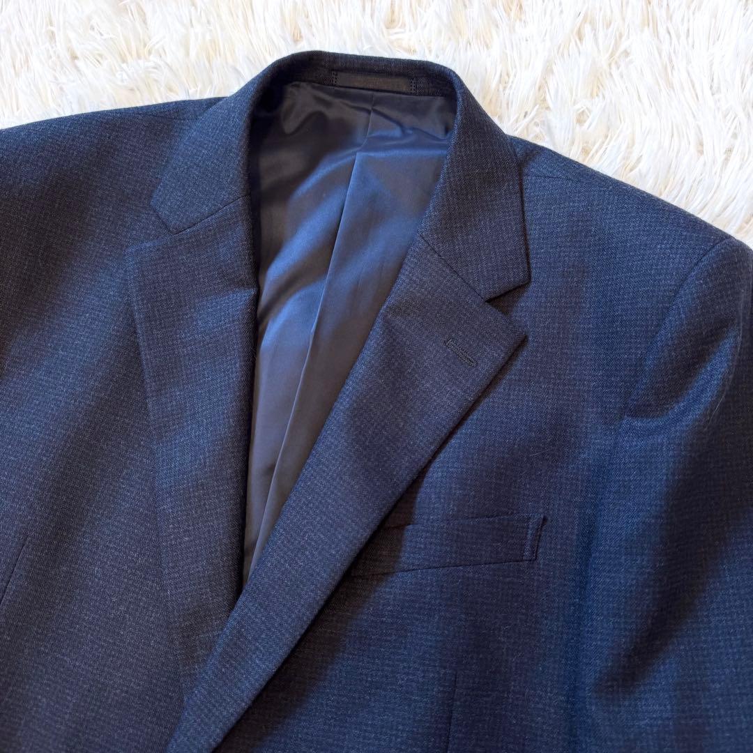 【パニ様 美品】LESMUES スーツ セットアップ E7 紺 青山