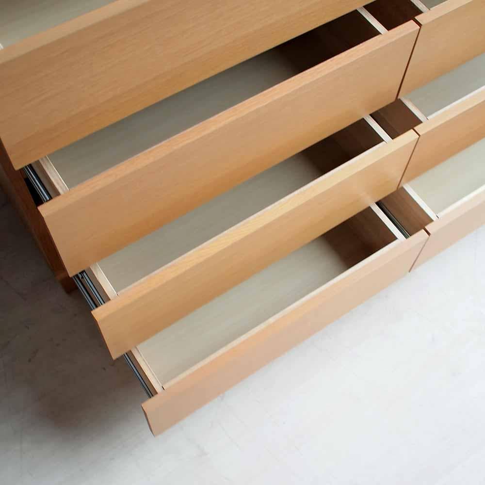 無印良品/MUJI オーク材 ワイドチェスト 120cm ZR24170