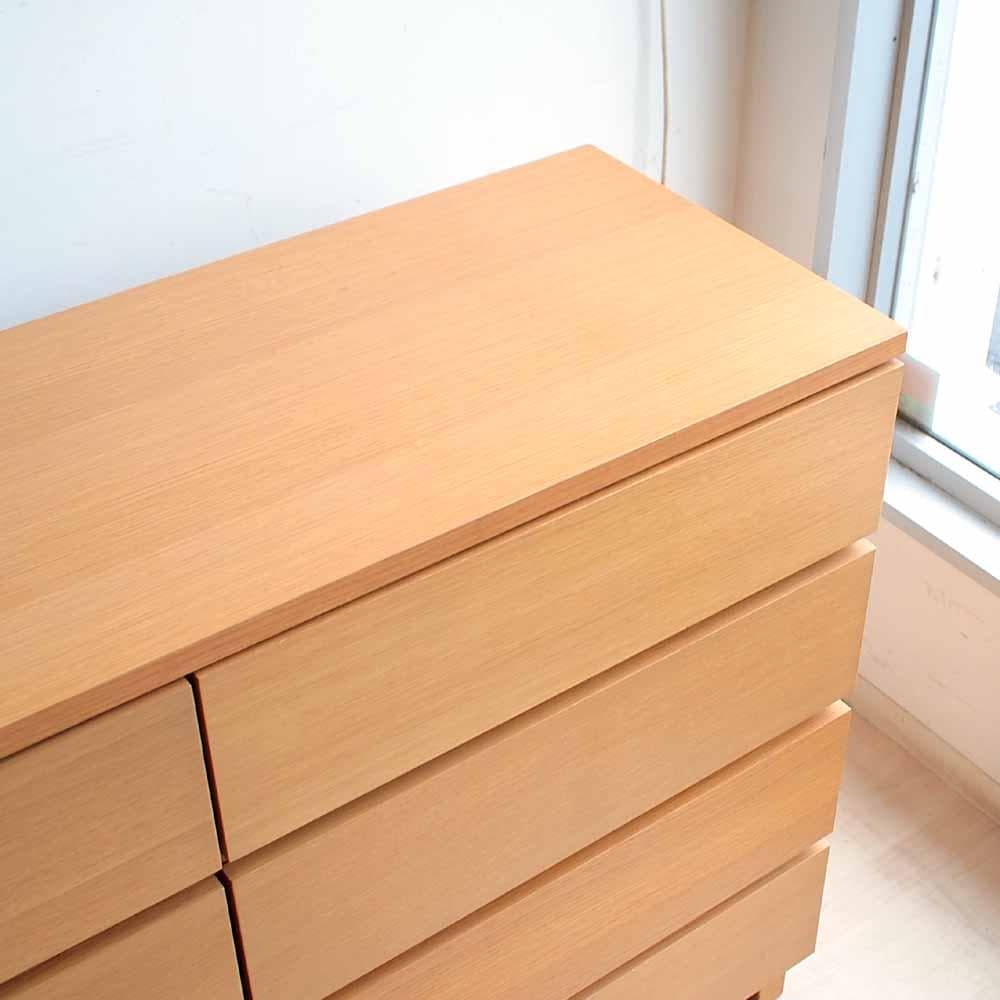 無印良品/MUJI オーク材 ワイドチェスト 120cm ZR24170