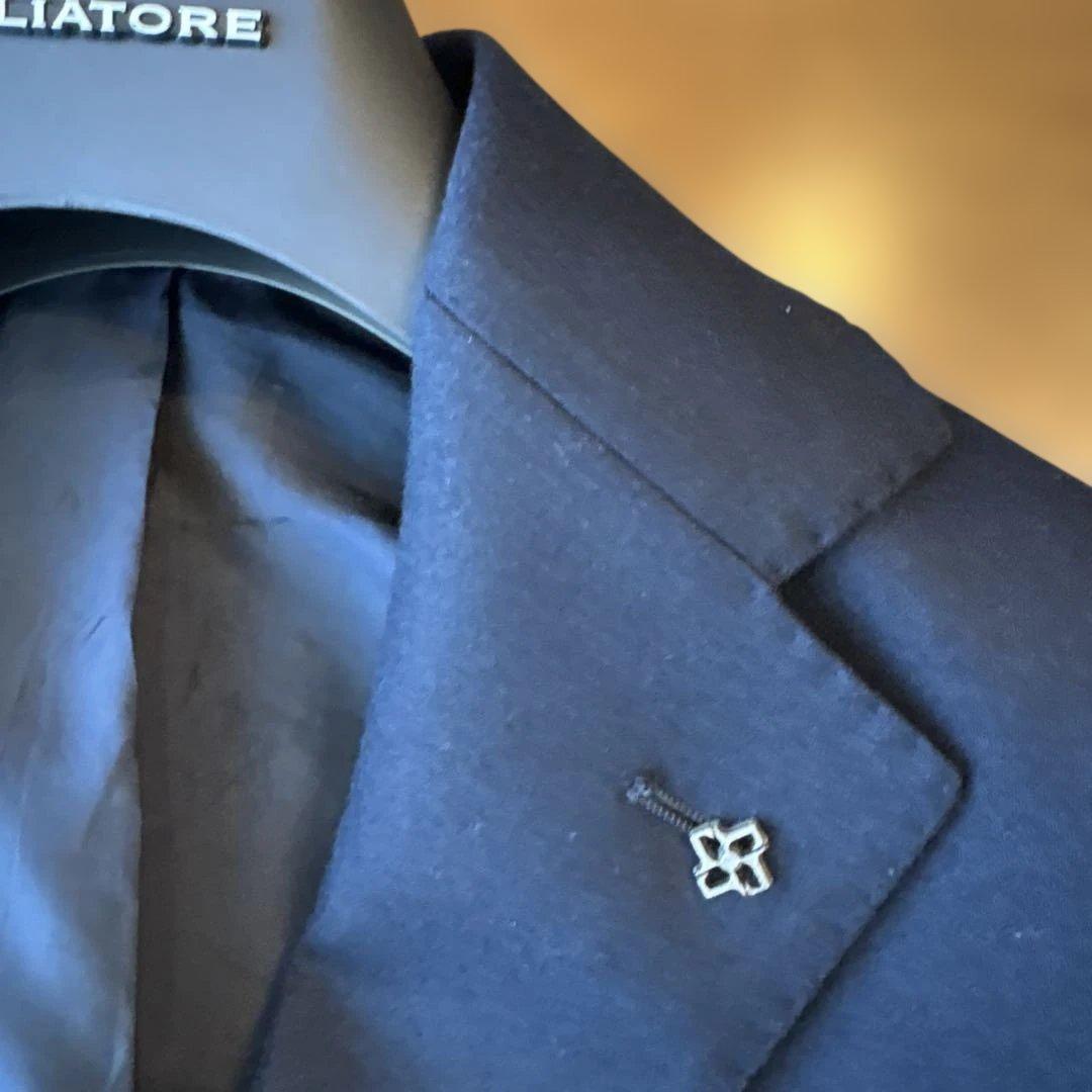 ネイビー ビジネスジャケット シングル サイズ42