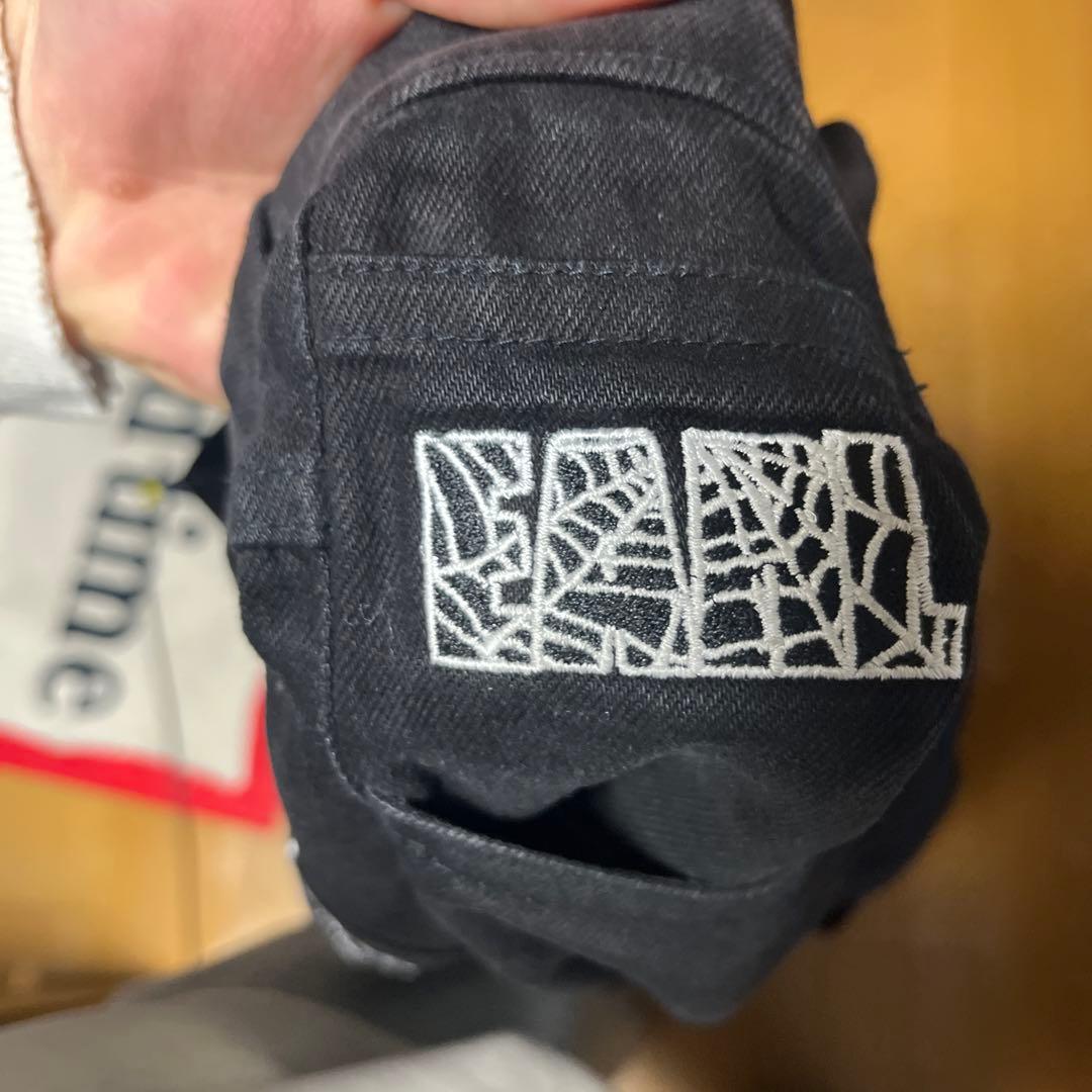 earl skateboardsブラックデニムパンツ