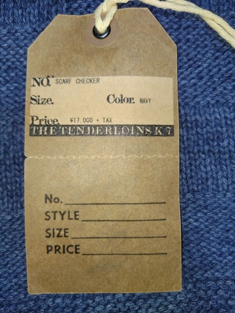 小物 TENDERLOIN SCARF CHECKER