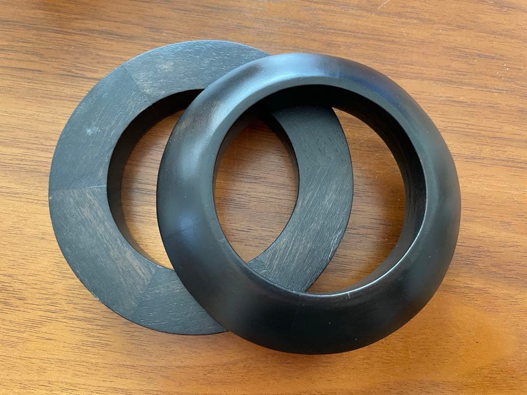 IÉNA HI-CORAZON BK WOOD PUZZLE BANGLE