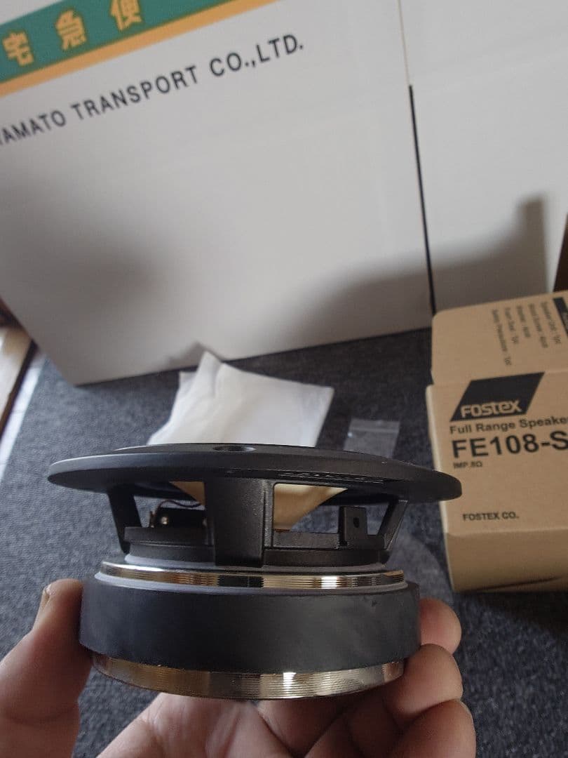 FOSTEX FE108-Sol フルレンジスピーカー　１つ　とターミナル