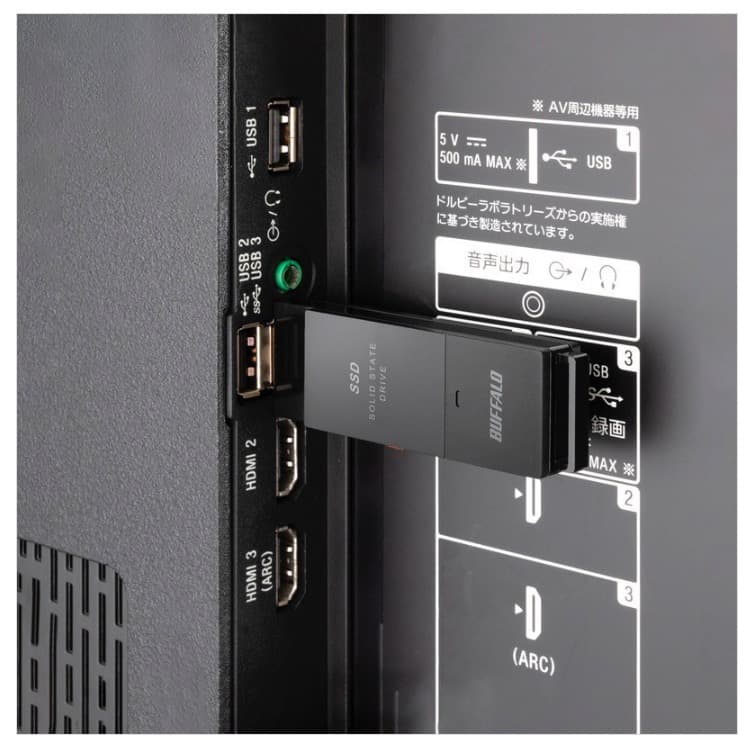 BUFFALO 外付けスティック型SSD 1TB★極美品・使用頻度少ないです