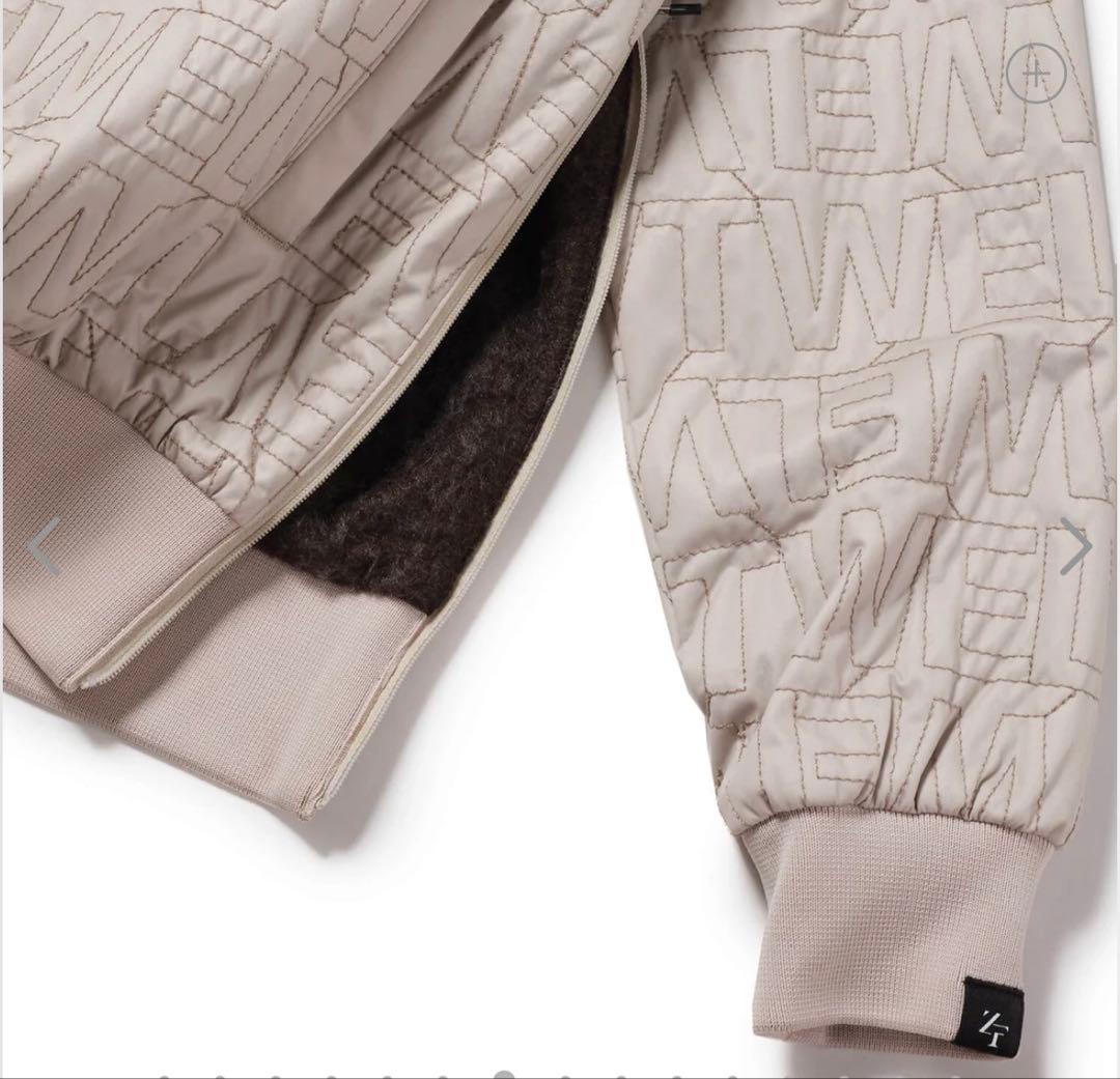 【v12golf】キルティング　ジャケット ベージュ