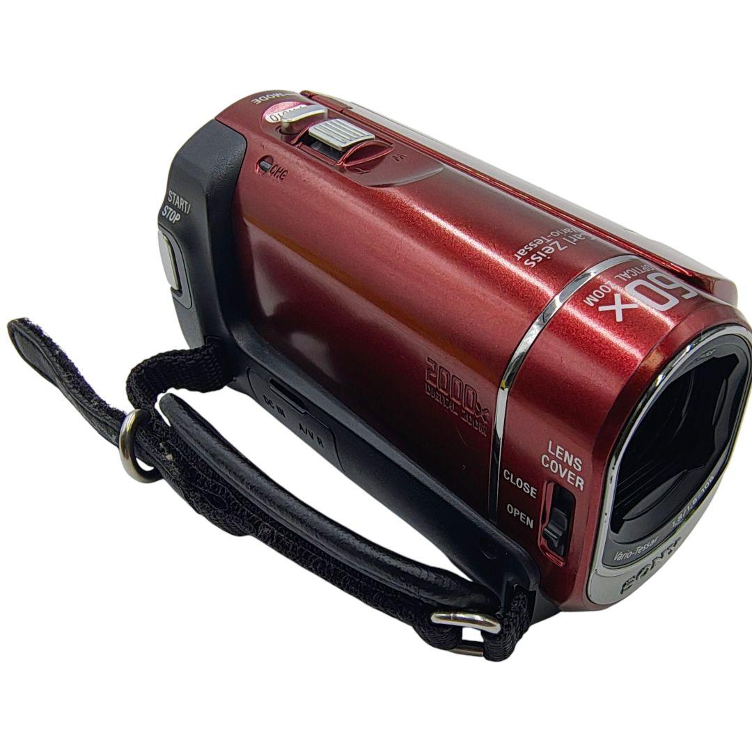 美品✨️SONY DCR-SX41 動作品 ビデオカメラ レッド 赤