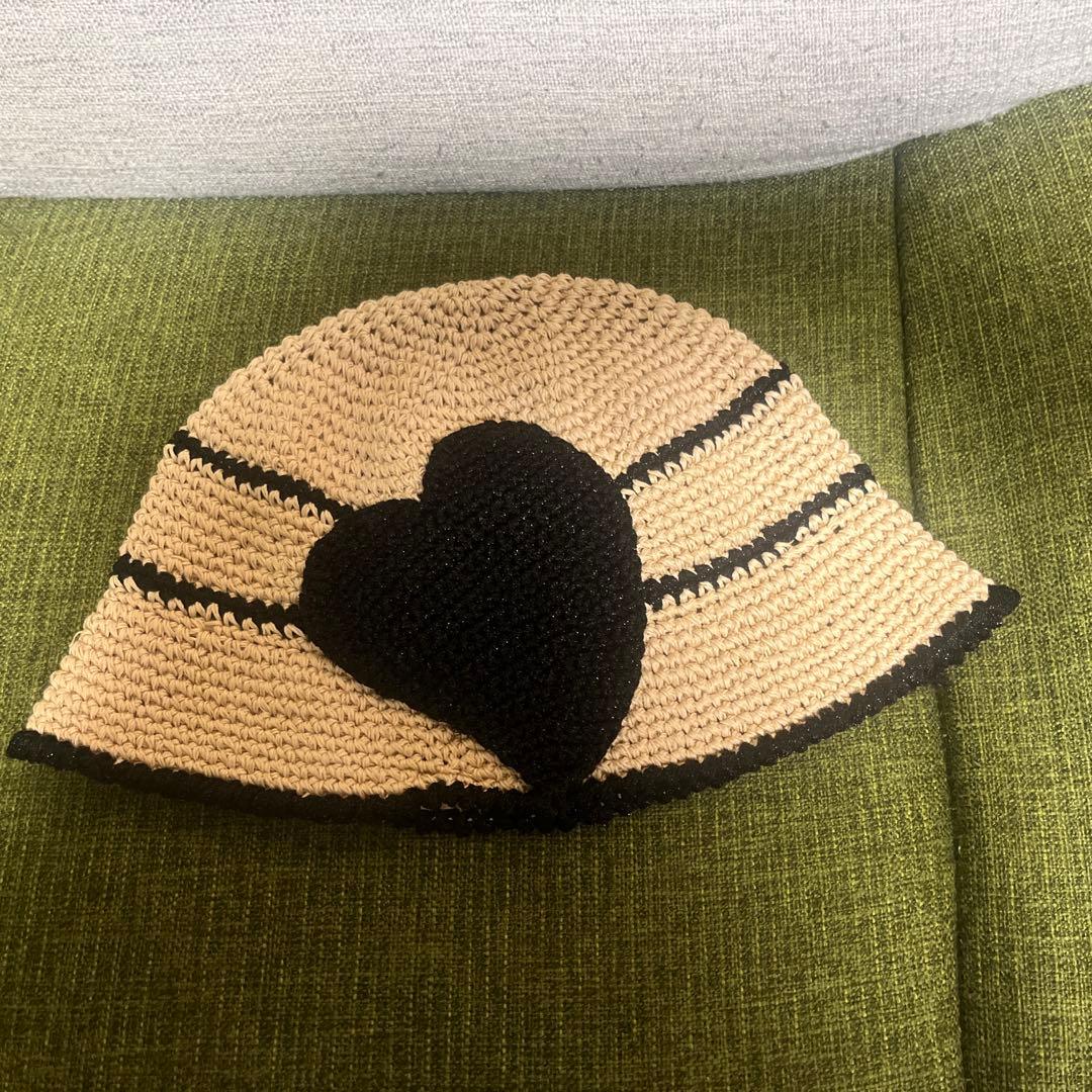 ヴィヴィアンウエストウッド ハート柄 帽子