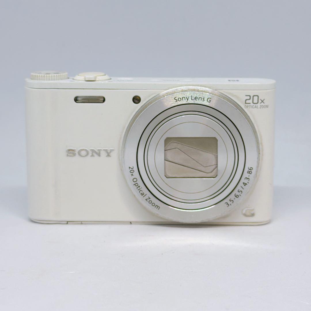 【現状品】SONY Cyber shot DSC-WX350 デジカメ ホワイト