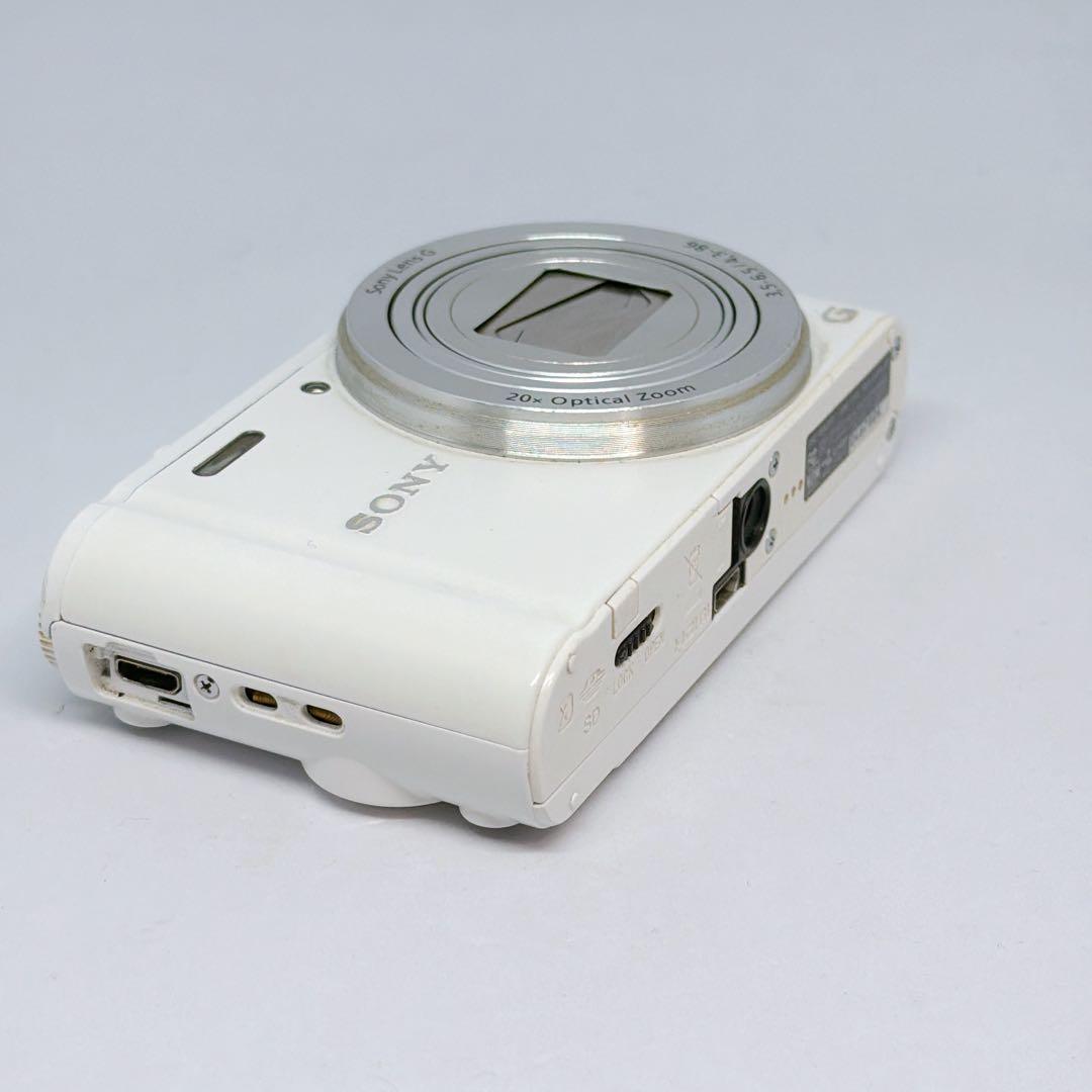 【現状品】SONY Cyber shot DSC-WX350 デジカメ ホワイト