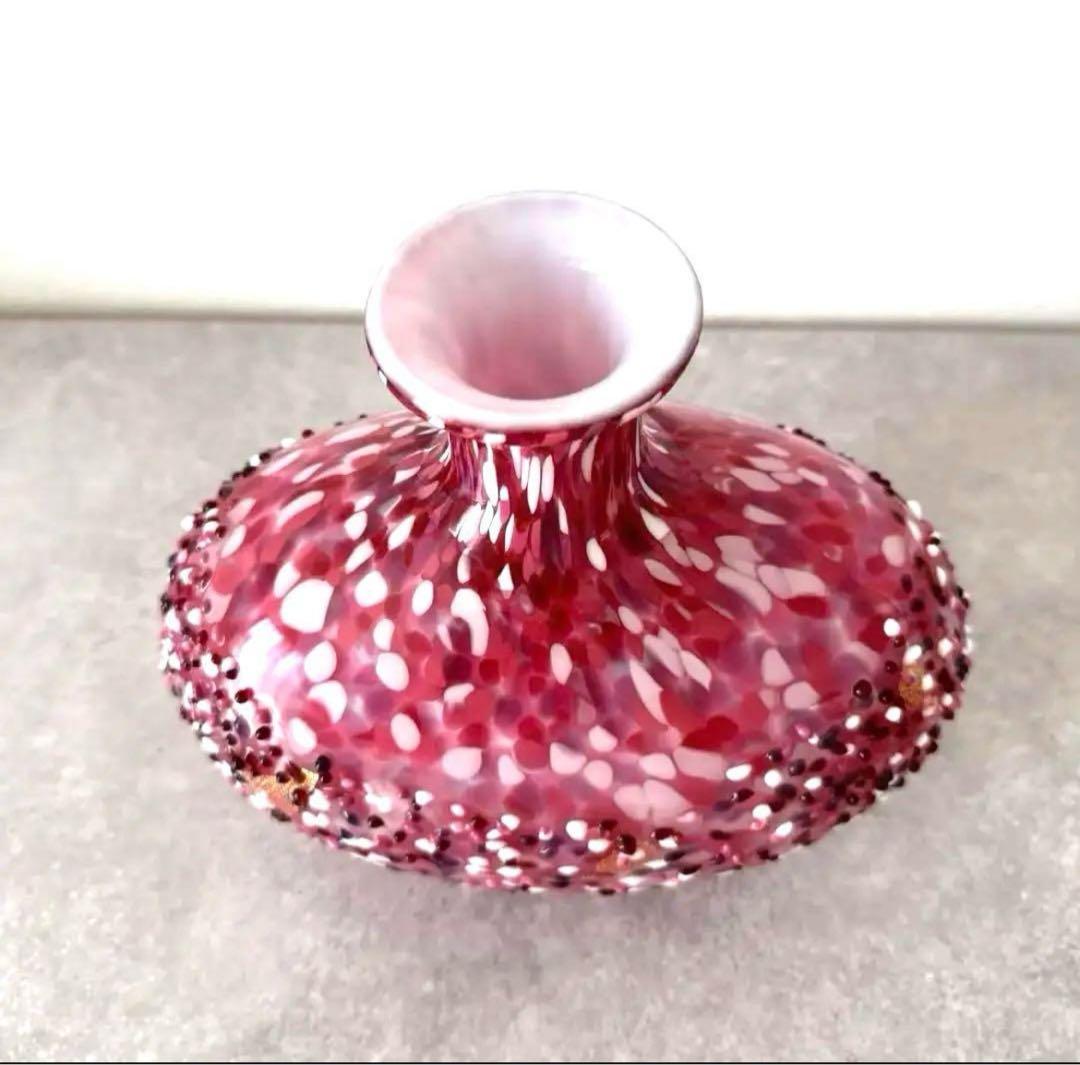 津軽びいどろ　花器(花あかり)