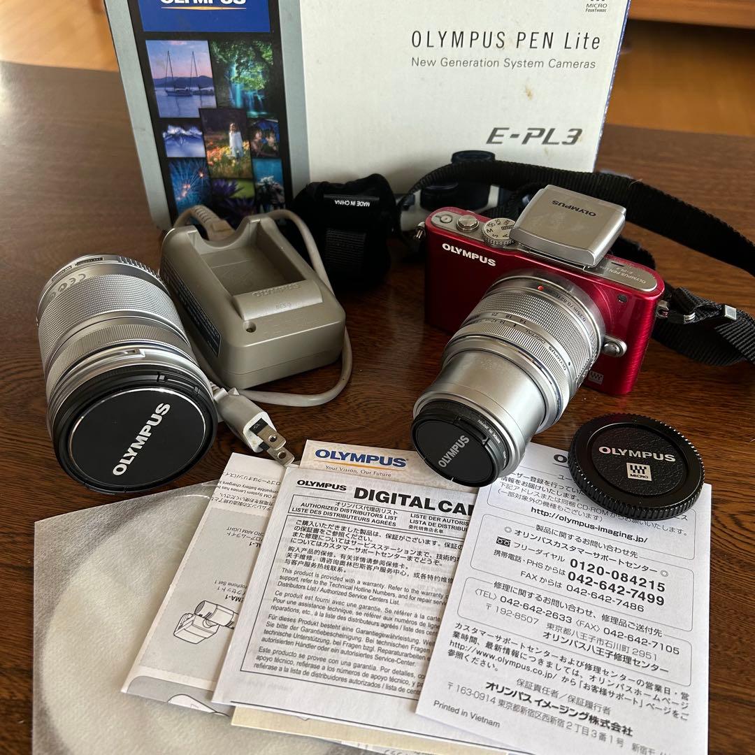 OLYMPUS PEN Lite E-PL3 レッド